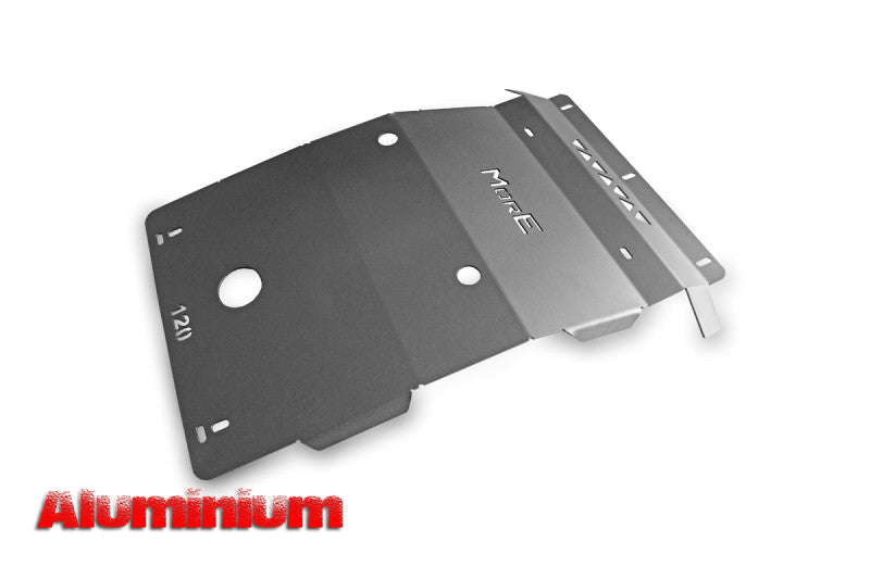 Aluminium Unterfahrschutz Motor & Lenkung Toyota Land Cruiser J120 für Seilwindenstoßstange