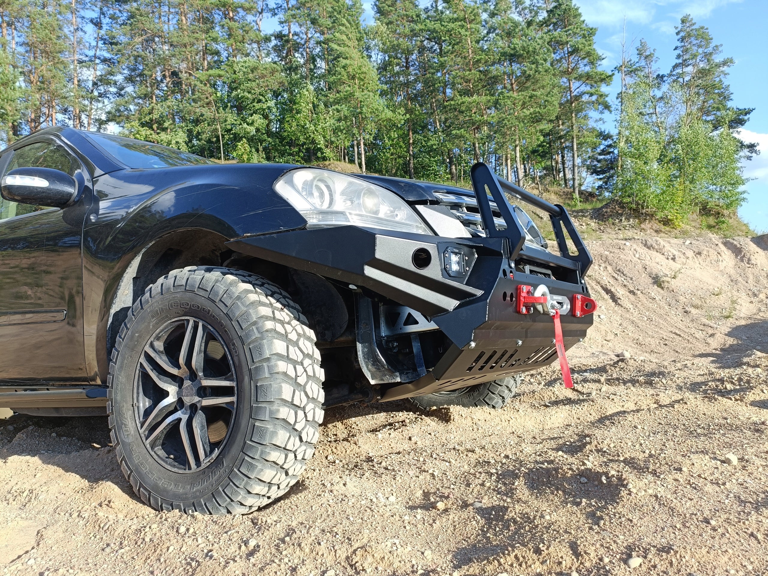 Pare-chocs treuil avec pare-buffle Mercedes W164 Classe M ML