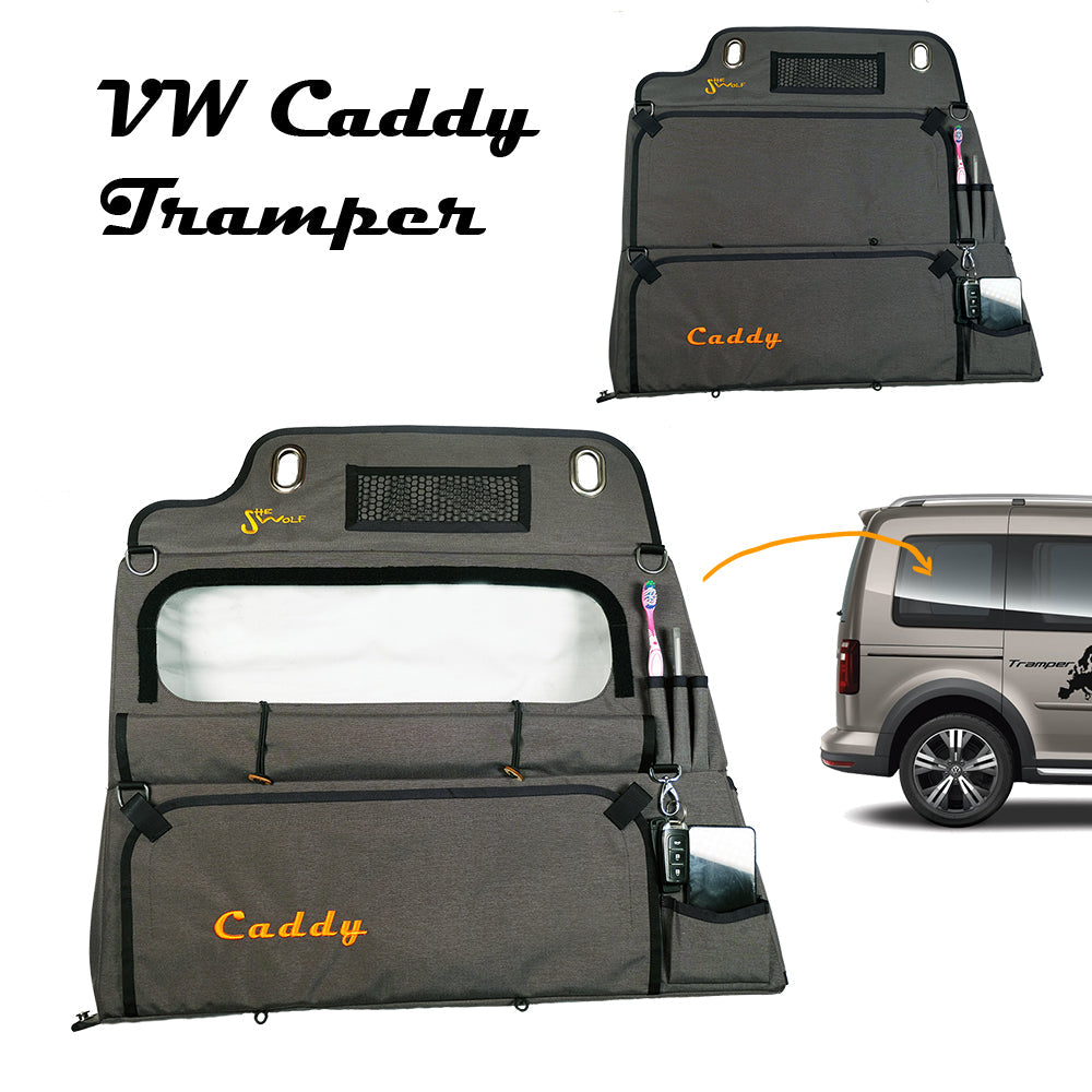 Sacoche de rangement de vitre latérale SHE-WOLF pour VW Caddy Tramper III 2004-2015