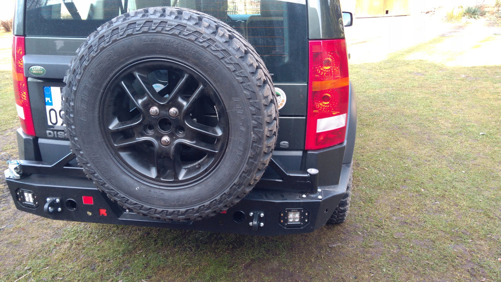 Spare Wheel Carrier – Land Rover Discovery 3 Steel Bumper