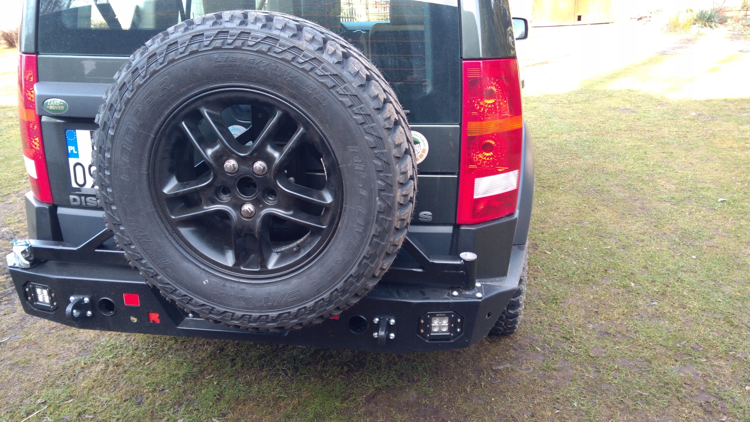 Spare Wheel Carrier – Land Rover Discovery 3 Steel Bumper