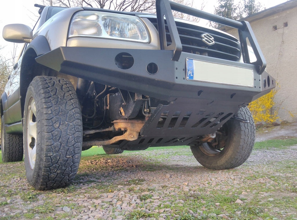 Winch bumper with bull bar Suzuki Grand Vitara 1 FT GT