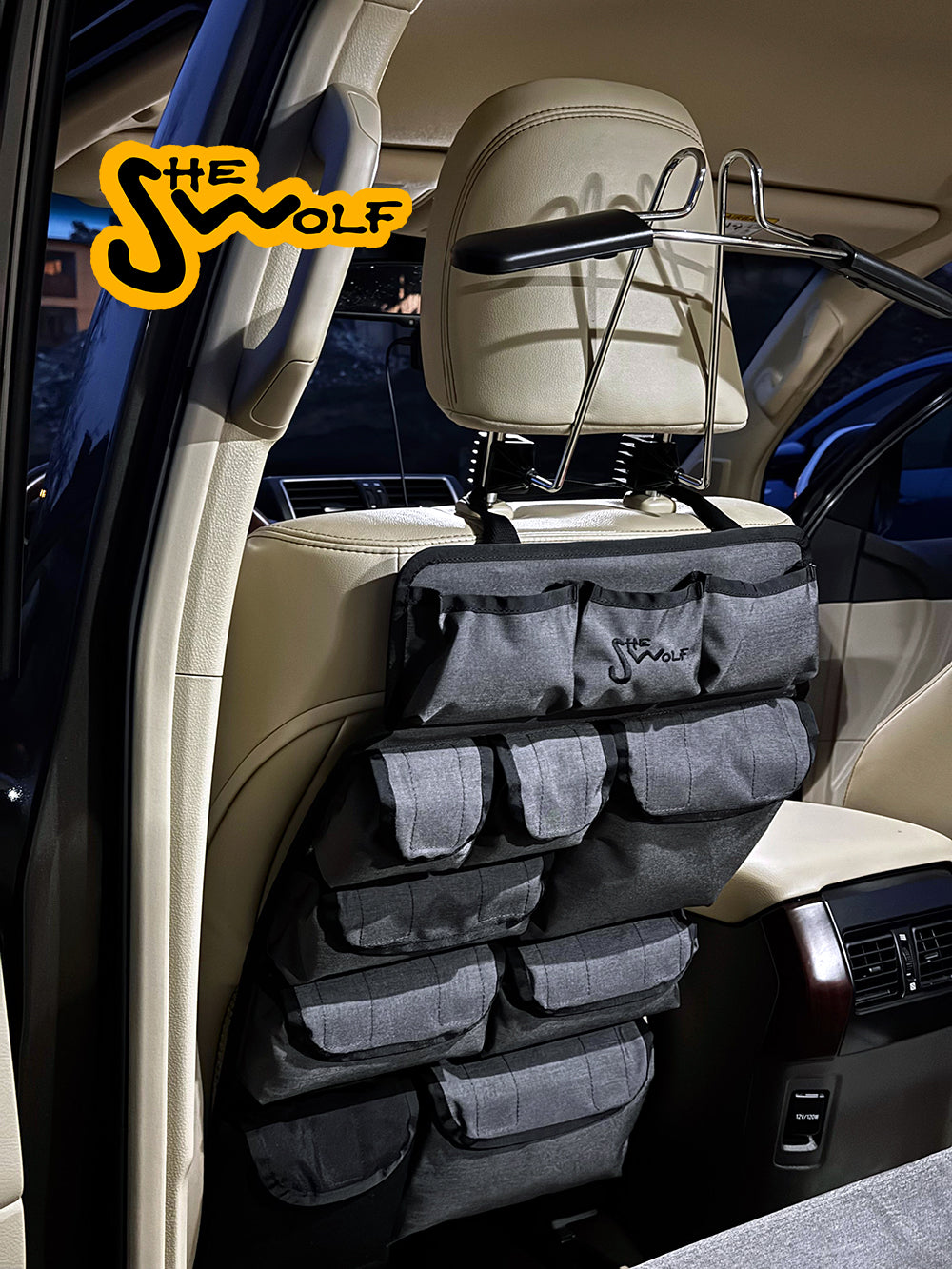 SHE-WOLF Backseat Organizer for Toyota Land Cruiser J150
