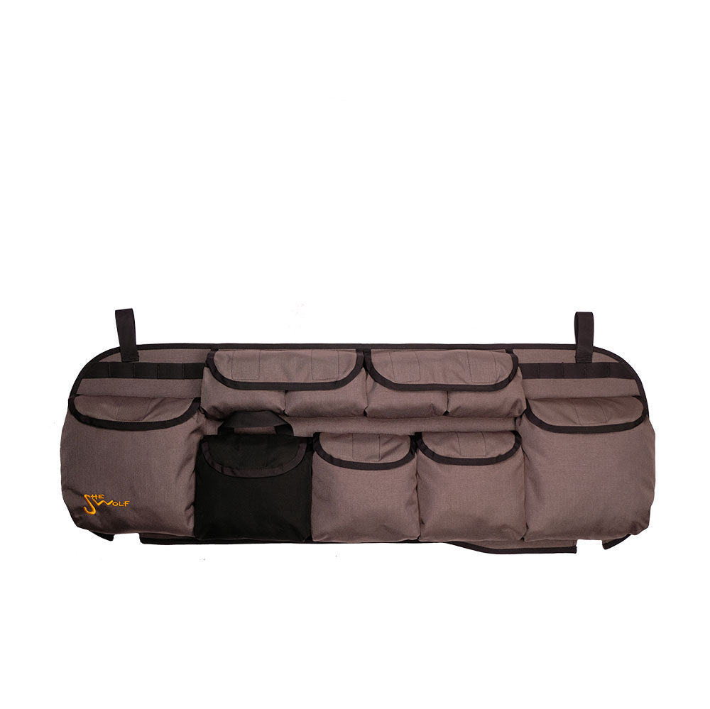 Organisateur de lunette arrière SHE-WOLF pour Suzuki Jimny 2018 – avec trousse de premiers secours ou sac à fermeture arrachée amovible