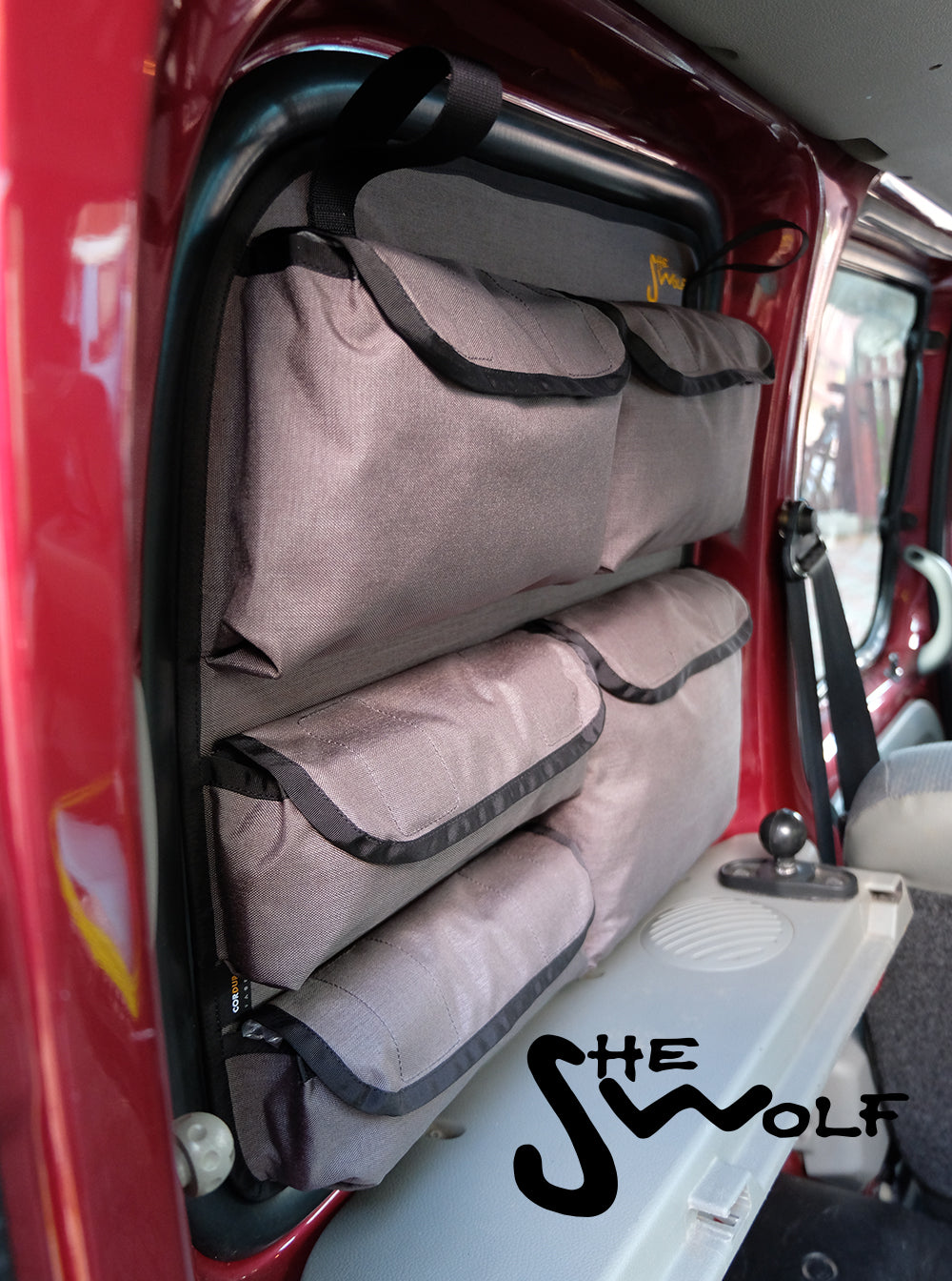 Organisateur de vitre latérale SHE-WOLF pour Renault Kangoo 1 1997-2008