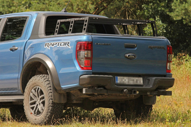 MorE 4x4 Bed Rack niedrig für Pickup mit Rollo und Rollbar – Ansicht 2