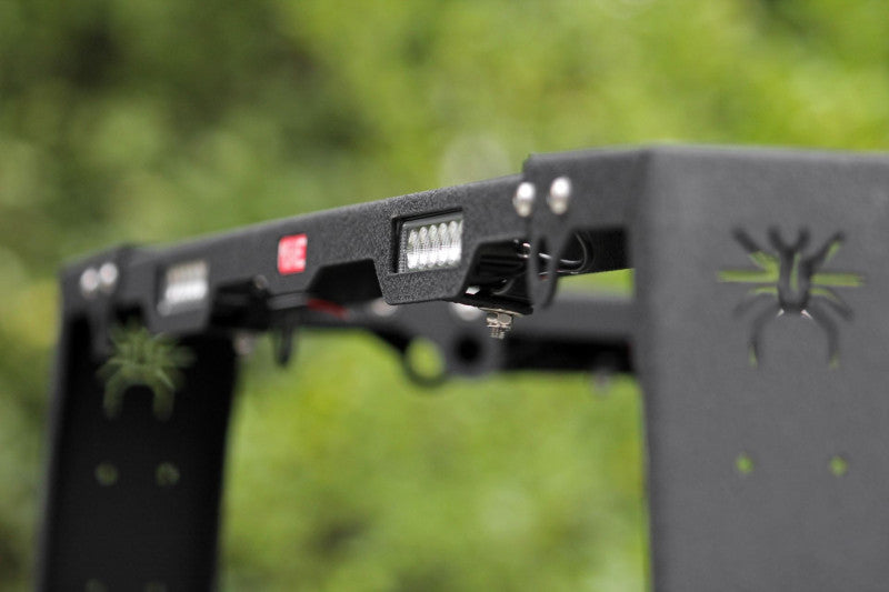 MorE 4x4 Bed Rack Mark II hoch kurz für Pickup mit Rollo und Rollbar – Ansicht 3