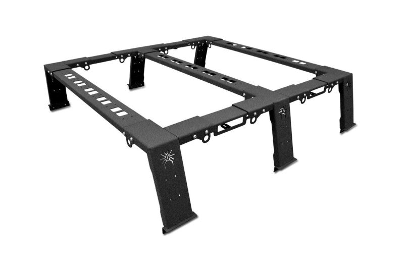 MorE 4x4 Bed Rack Mark II niedrig für offene Pickup-Ladefläche – Ansicht 1