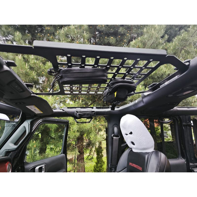 Jeep Wrangler JL JLU Overhead Molle Panel Roof Console