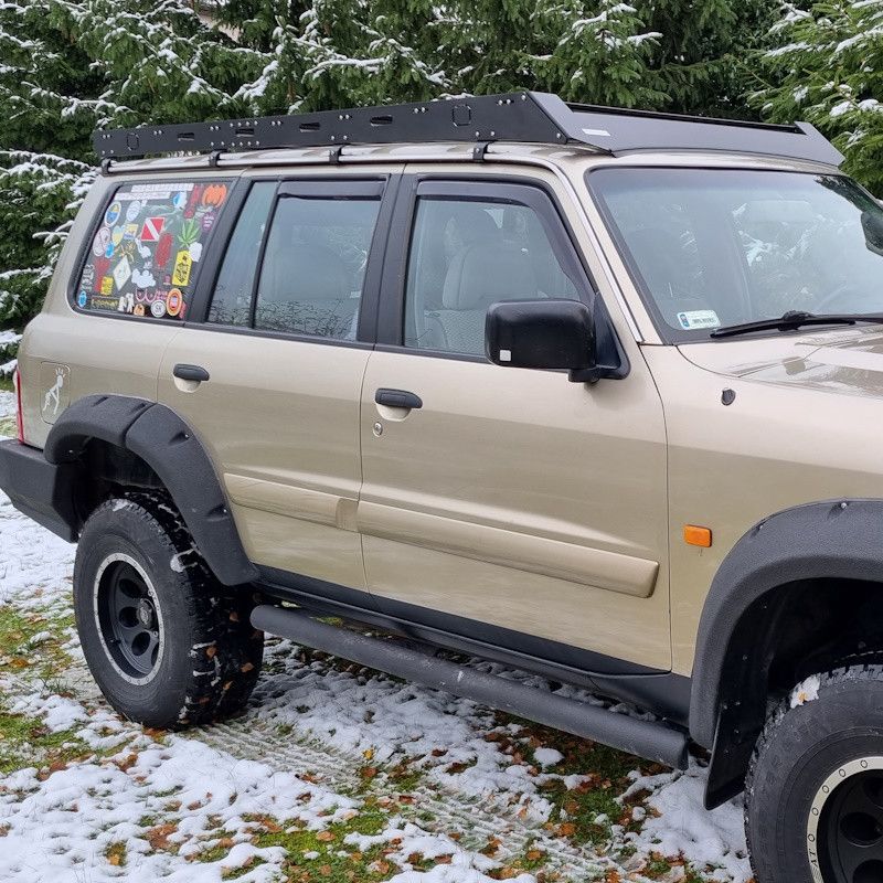 Nissan Patrol GU / GR Y61 Aluminium Low Profile Roof Rack 5-Door