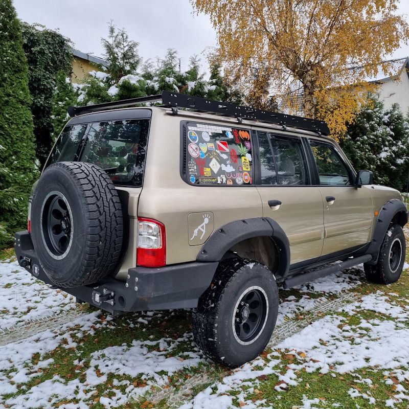 Nissan Patrol GU / GR Y61 Aluminium Low Profile Roof Rack 5-Door