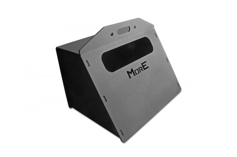 Tall mounting plate for winch for pickup truck bed