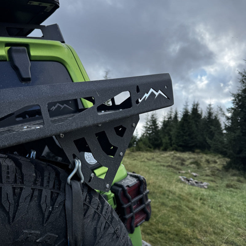 Rear Luggage Carrier Spare Wheel Universal Aluminum Platform
