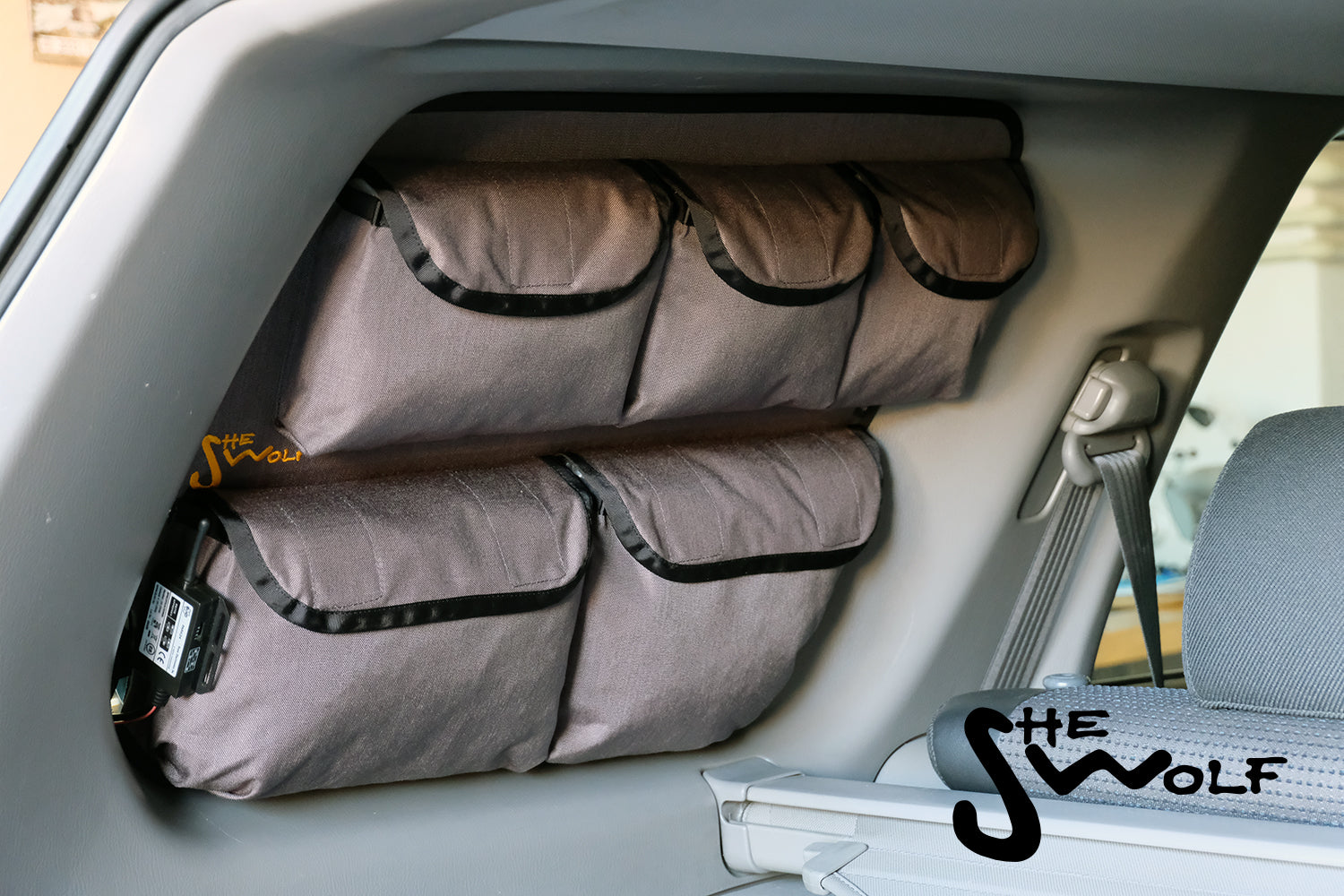 SHE-WOLF Side Window Organizer for Subaru Forester II SG 2002-2008