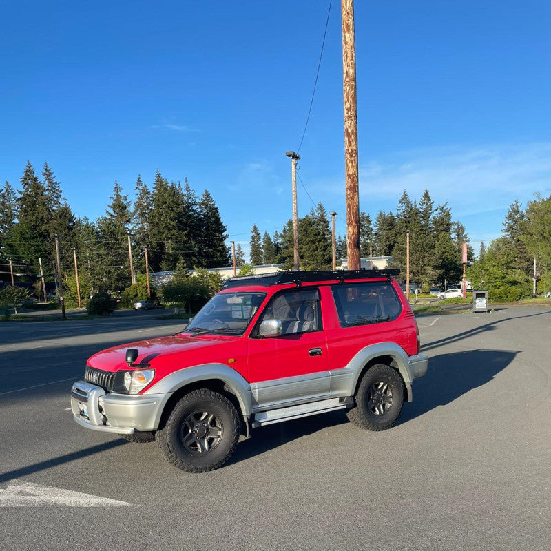 Toyota Land Cruiser Prado 90 3-door Aluminum Low Profile Roof Rack