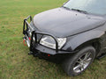 Winch Bumper with Bull Bar and Lamp Guards, Front, Suzuki Grand Vitara 2 JT