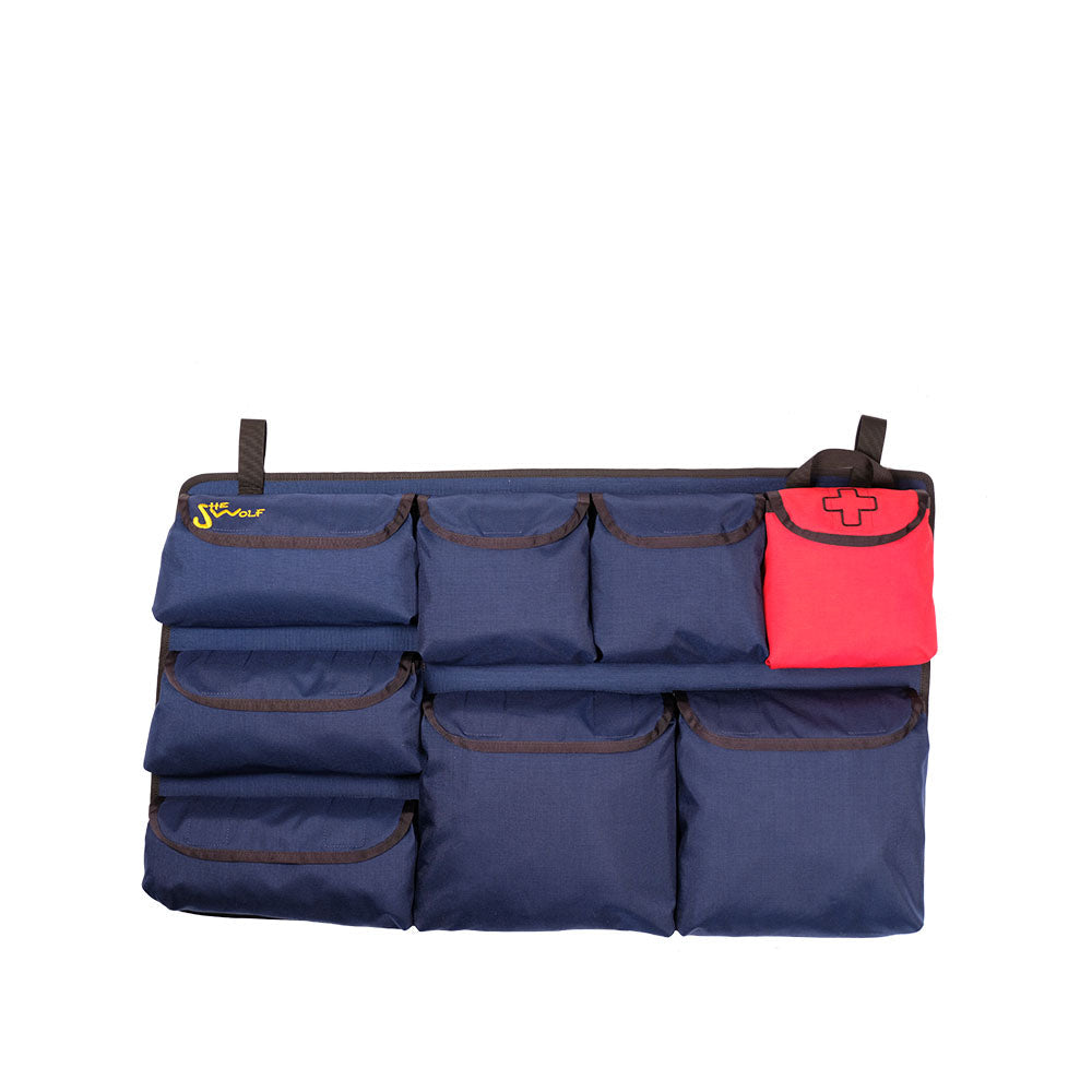 Window organizer for VW T6 T6.1 short wheelbase side window organizer with removable bag