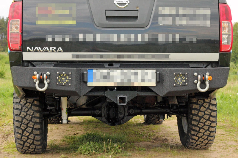 Pare-chocs arrière en acier Nissan Navara D40