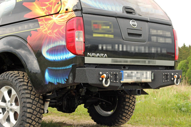 Pare-chocs arrière en acier Nissan Navara D40