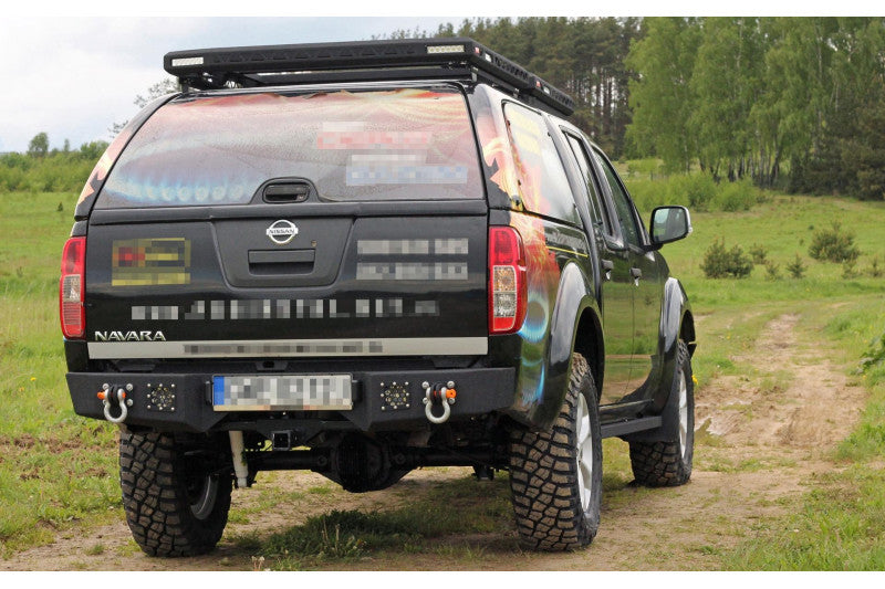 Pare-chocs arrière en acier Nissan Navara D40
