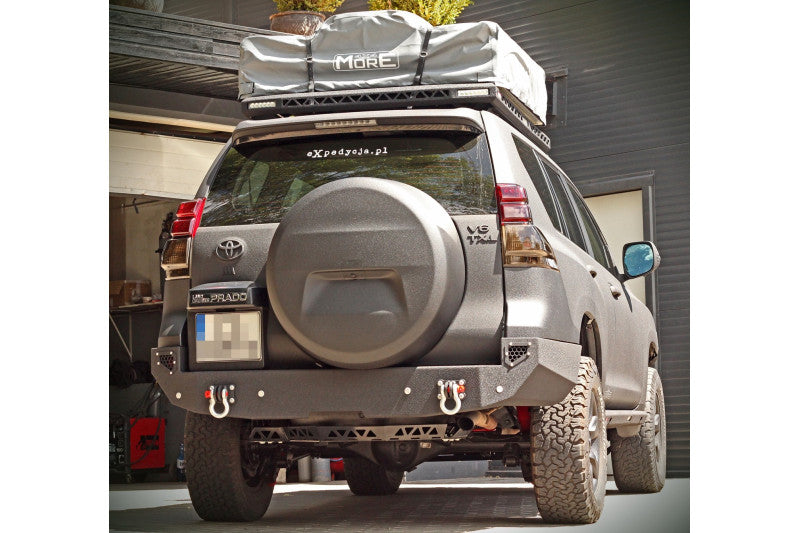 Stahl-Heckstoßstange Toyota Land Cruiser 150 lang – Detailansicht