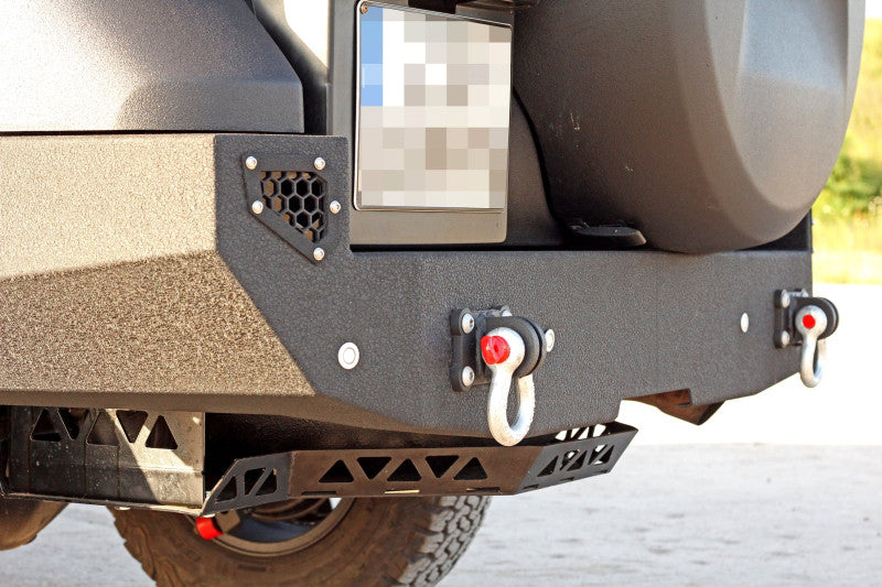 Stahl-Heckstoßstange Toyota Land Cruiser 150 lang – Nahaufnahme