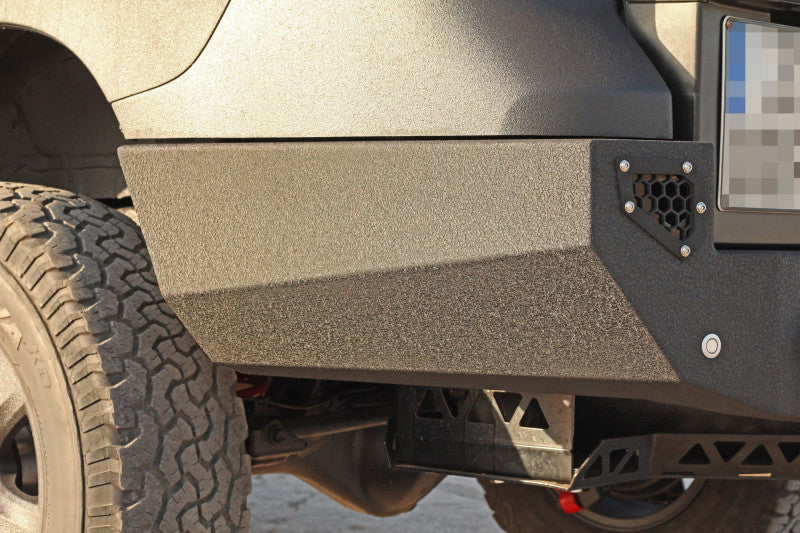 Stahl-Heckstoßstange Toyota Land Cruiser 150 lang – Heckansicht
